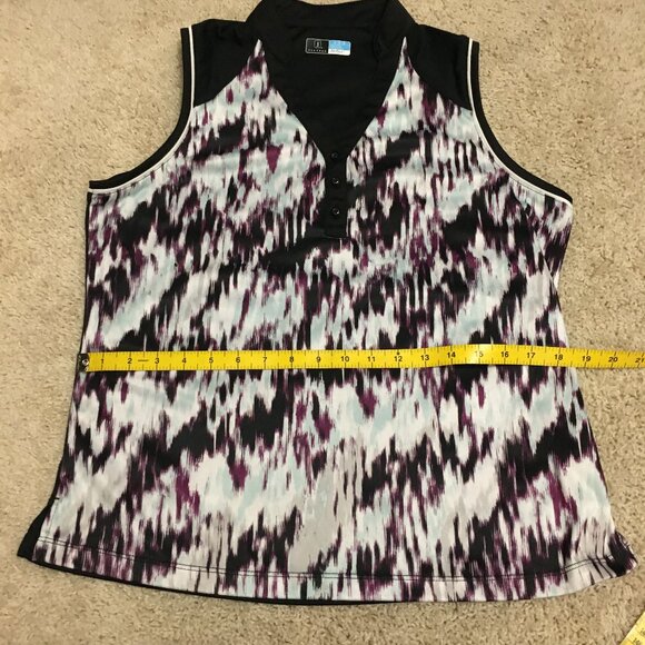 PGA Tour Abstract Pattern Casual Golf Tank Top - Picture 13 of 15